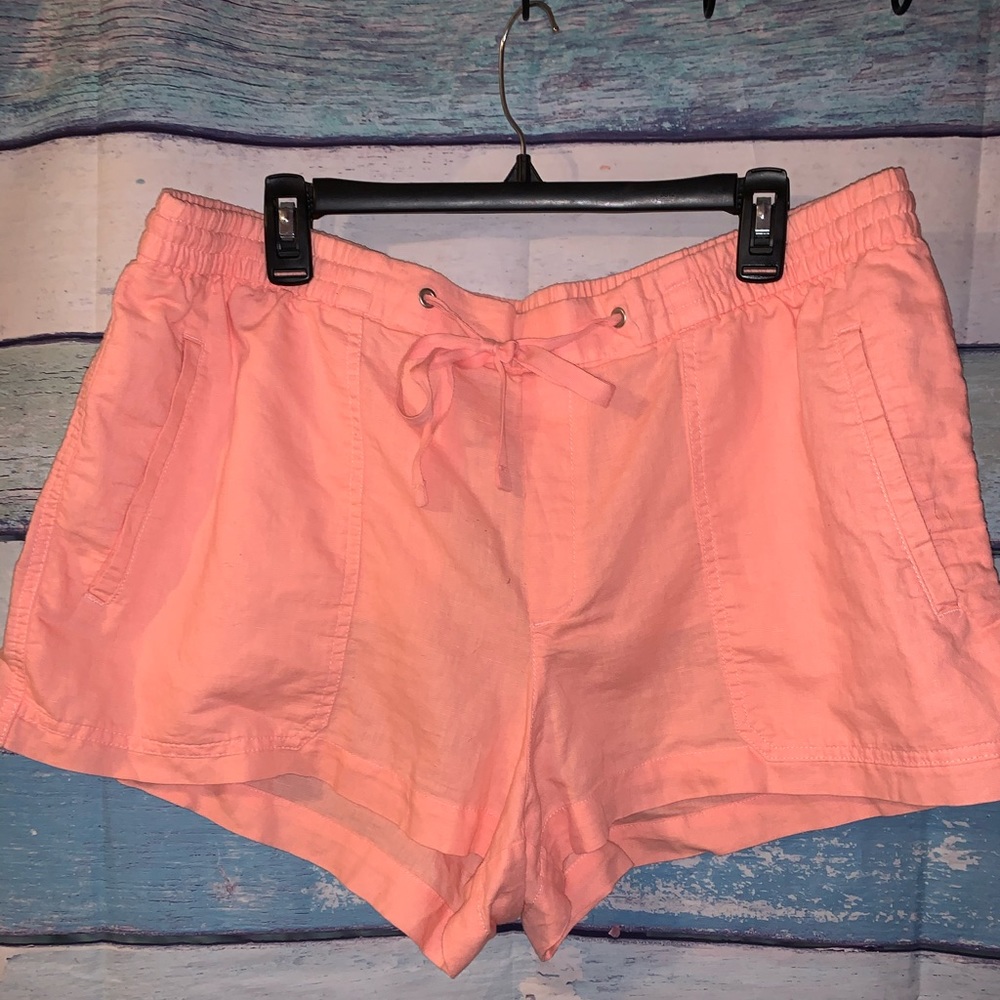 NWOT Gap peach linen shorts XL